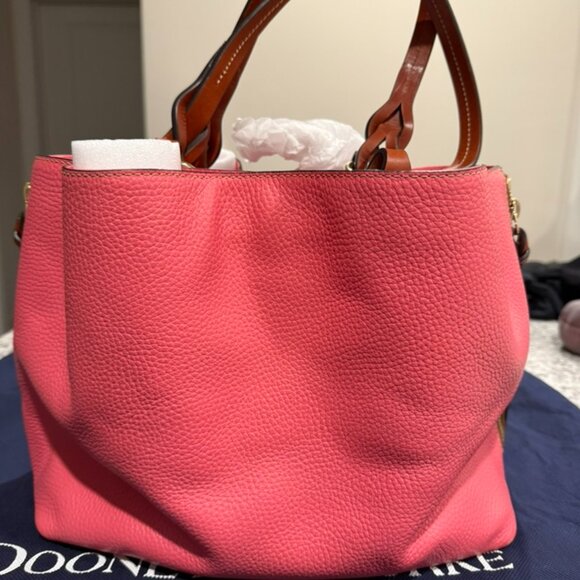 Dooney & Bourke Pink Leather Handbag - Picture 4 of 16